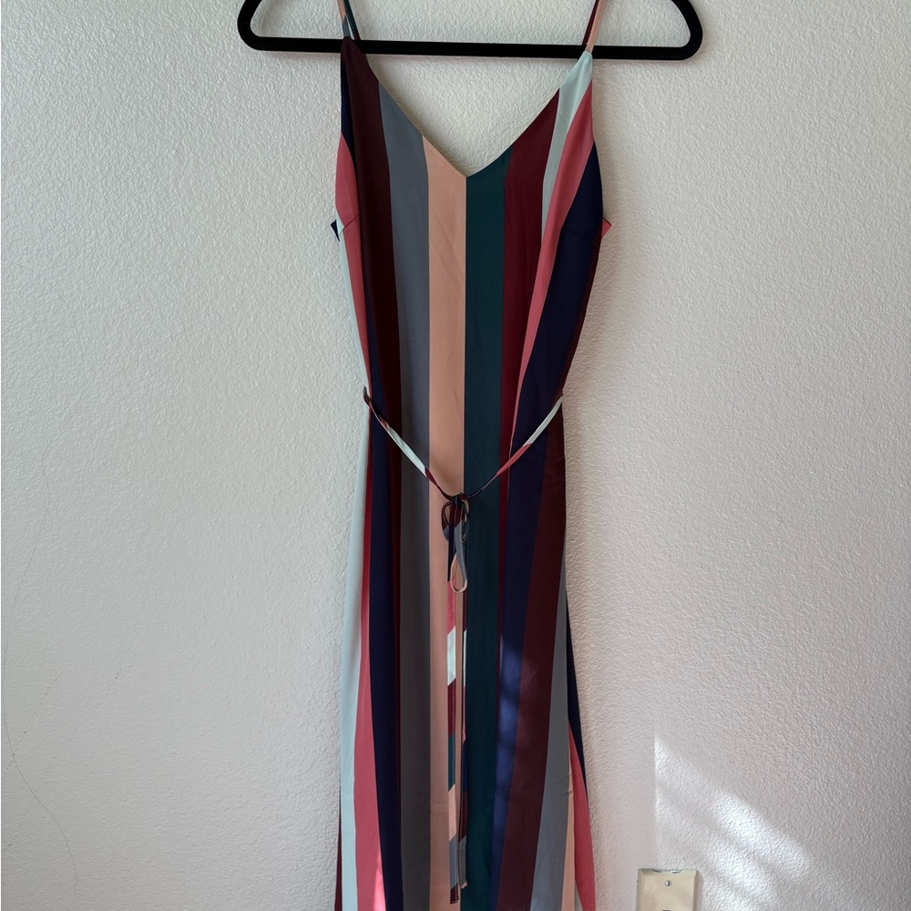 Lulu's Multicolor Striped Maxi Dress